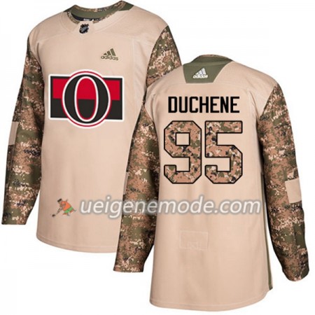 Herren Eishockey Ottawa Senators Trikot Matt Duchene 95 Adidas 2017-2018 Camo Veterans Day Practice Authentic